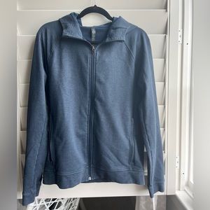 Men’s blue Lululemon full zip long sleeve size medium